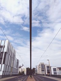 Low angle view of buildings against sky