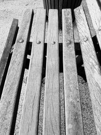 Close-up of wooden plank