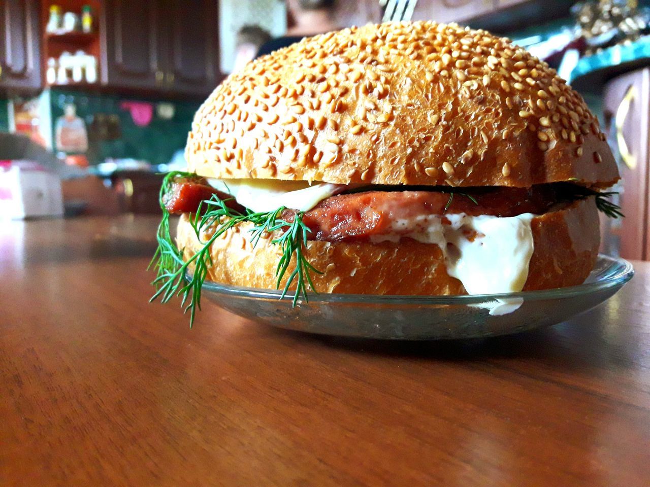 CLOSE-UP OF SERVED FOOD ON TABLE