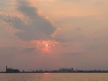 Scenic view of sunset