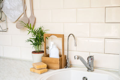 Interior of bathroom