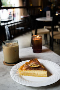 Close-up of food on table