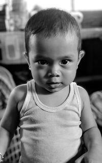 Close-up of cute boy