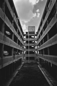 View of apartment building against sky