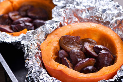 Close-up of pumpkin