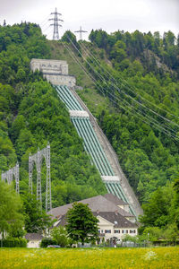 Hydro electric power plant at lake walchensee in bavaria