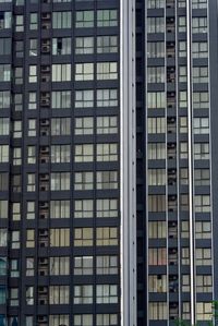 Low angle view of modern building in city