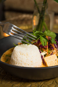 Close-up of food in bowl