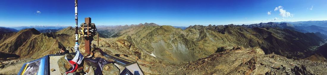 Panoramic view of landscape against sky