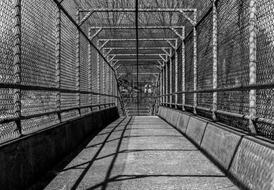 Footbridge in corridor