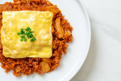 Close-up of food in plate