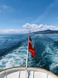 Scenic view of lake léman 