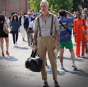 Group of people walking outdoors