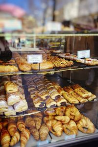 Variety of food for sale at market stall