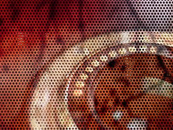 Detail shot of metal