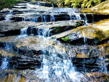 View of waterfall