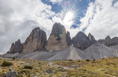 Tre cime di lavaredo mountains