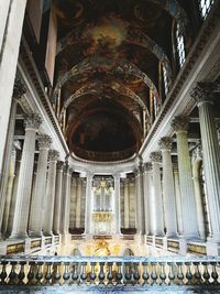 Low angle view of ceiling of building