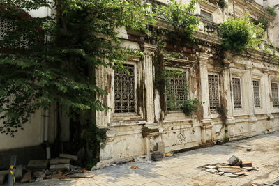 View of abandoned building