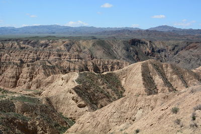 Landscape in charyn canyon national park. almaty region. kazakhstan