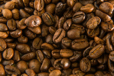 Full frame shot of coffee beans