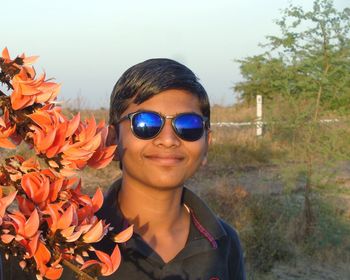Portrait of mid adult man in sunglasses