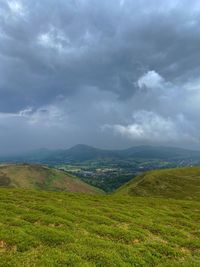 Scenic view of landscape against sky