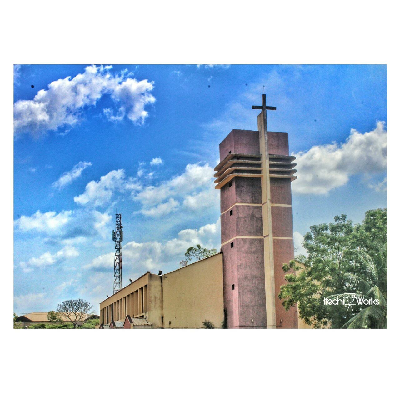 LOW ANGLE VIEW OF A CHURCH