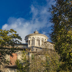 Low angle view of historical building against sky