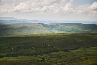 Scenic view of landscape against sky