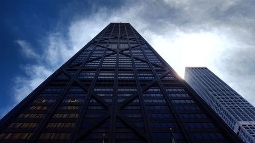 Low angle view of modern building