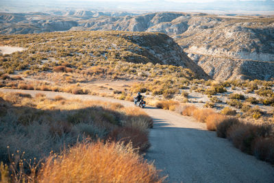 View of road passing through landscape