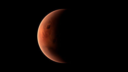 Close-up of moon against sky