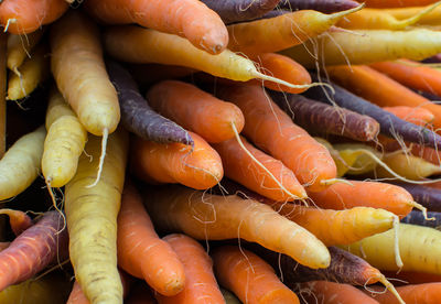 Full frame shot of vegetables at market