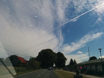 Railroad tracks against sky