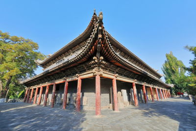 Giant buddha hall-dafo si great buddha temple-largest asian clay on wood frame reclining buddha-1257