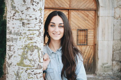 Portrait of young woman