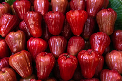 Full frame shot of strawberries