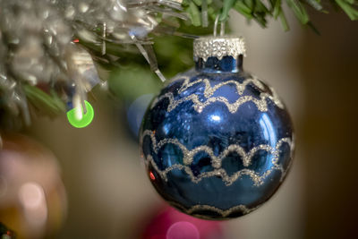 Close-up of christmas tree