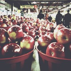 Full frame shot of market stall