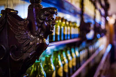 Close-up of buddha statue