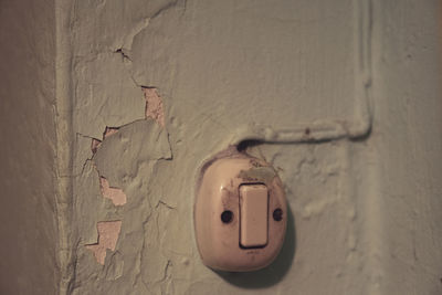 Close-up of weathered wall