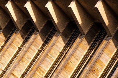 Low angle view of architectural detail of building