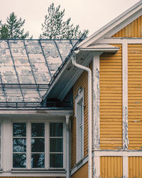 Low angle view of old building