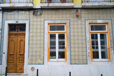 Low angle view of old building