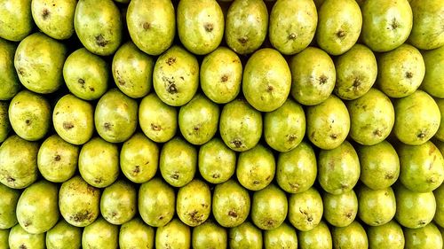 Full frame shot of fruits for sale in market