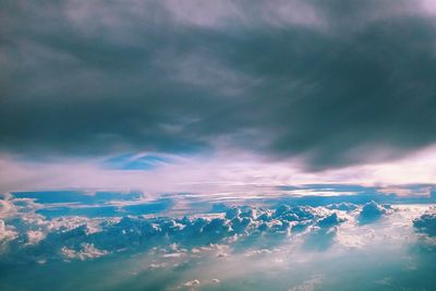 Scenic view of cloudy sky