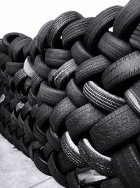 Stack of old tires