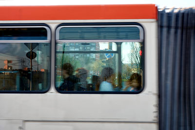 Train at railroad station