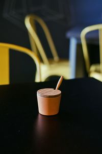 Close-up of coffee cup